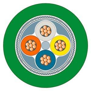 Daten- und Kommunikationskabel - 6XV1870-2BU10, IE FC TP flex. Leitung GP,2x2,1000m,Cat5e,PVC,robust - 6XV18702BU10
