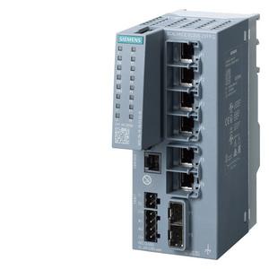 Netzwerk Switch - 6GK5206-2GS00-2AC2, SCALANCE XC206-2SFP G, managed Layer 2 Switch, 6x RJ45, 2x SFP - 6GK52062GS002AC2