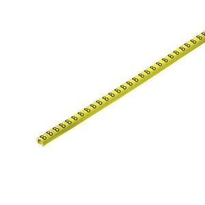Kabelmarkierungssystem - CLI C 02-3 GE/SW 6 CD, Kabelmarkierungssystem, gelb, Leiteraußendurchmesser:1.3 - 3 mm, Zahlen, PVC, weich, ohne Cadmium, -30...80 °C - 1568241520