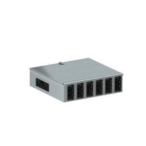 Doppelbodenverteiler - UVS-WIN 6S, Energieverteiler mit WINSTA 1E 6A SW 150x163x46 Stahl - 6107986