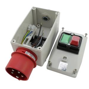 Motorschutzstecker - 204P768, Motorschutzstecker CEE 16A, Leergehäuse mit Phasenwender - 11-00126