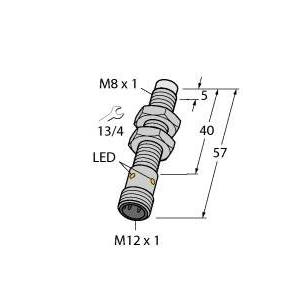 Induktiver Näherungsschalter - NI6U-EGT08-AP6X-H1341, Induktiver Sensor, mit erhöhtem Schaltabstand - 4635811