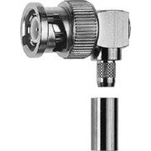 Koax-Steckverbinder - J01000A0010, BNC-Kabelwinkelstecker Crimp G7 (RG-316/U) löt/crimp - 100023304