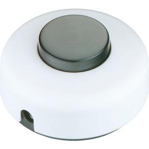 Schnurschalter/-dimmer - 924.057, Tret-Zwischenschalter Serie 50 62, Ausschalter, 1polig, w/s - 924.057