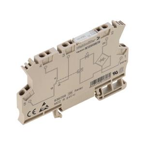 Schaltrelais - MCZ R 24VDC 5UAU, Koppelrelais, 24 V DC ±20 %, LED grün, 1 Wechsler (AgSnO vergoldet) , 250 V AC, 6 A, Zugfederanschluss - 8442960000