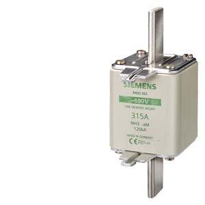Messersicherung - 3ND1372, NH-Sicherungseinsatz, NH3, In: 630 A, aM, Un AC: 690 V, Stirnkennmelder - 3ND1372