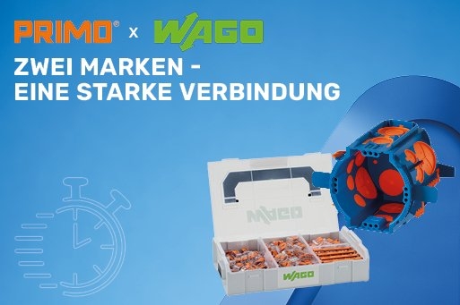 Primo x Wago: Zwei Marken - eine starke Verbindung