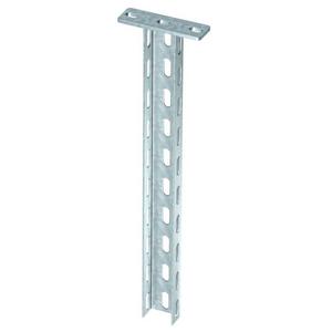 Hängestiel für Kabeltragsystem - US 3 K 30 FT, Hängestiel mit angeschweißter Kopfplatte 50x30x300 Stahl tauchfeuerverzinkt - 6342353