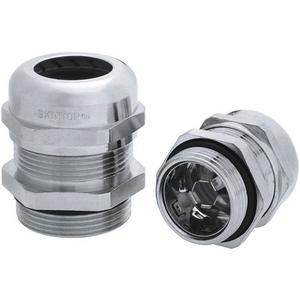 Kabelverschraubung - 53112640, Kabelverschraubung Skintop MS-SC-M 25x1,5, Messing, vernickelt - 53112640
