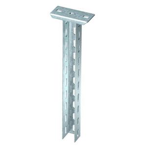 Hängestiel für Kabeltragsystem - US 5 K 30 FT, Hängestiel mit angeschweißter Kopfplatte 50x50x300 Stahl tauchfeuerverzinkt - 6341535