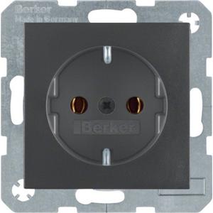Steckdose - 47431606, Steckdose SCHUKO S.1/B.x anthrazit matt - 47431606