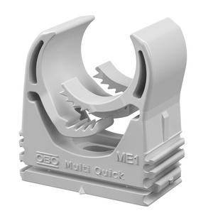 Rohrschelle - M-Quick M20 LGR, Multi-Quick-Schelle 16-20mm Polyamid lichtgrau RAL 7035 - 2153718