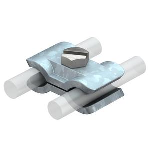 Verbinder für Blitzschutz - 259 A FT, Parallelklemme 10-20mm Stahl tauchfeuerverzinkt - 5315514