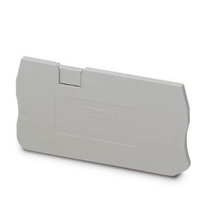 Abschluss- und Zwischenplatte für Reihenklemme - D-ST 2,5-TWIN, Reihenklemmen, Abschlussdeckel - 3030488