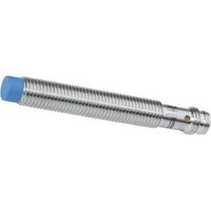 Induktiver Näherungsschalter - IN080176, Sensor Induktiv, M8x1 60lang, nicht bündig, Sn: 6, 10-30V DC, PNP NO, M8-Steckverbinder 3polig, IP67, Messing verchromt - IN080176