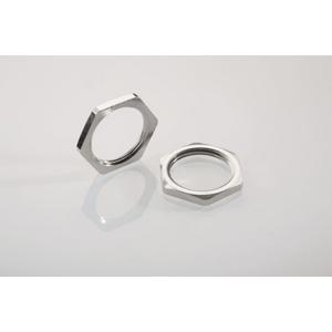 Gegenmutter für Kabelverschraubung - 216/5, Gegenmutter mit Schaft, Messing, M16x1,5 - 28655