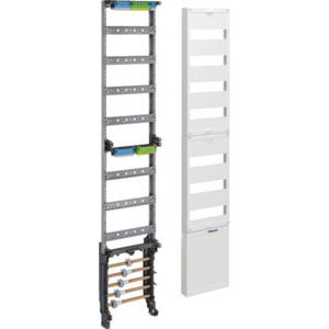 Verteilerfeld für Installationsverteiler - ZH53XS, Verteilerfeld, univers Z, 1350mm, 7-reihig, mit SaS 5-polig, Klemmen, PE/N waag. - ZH53XS