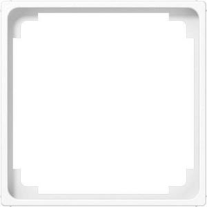 Übergangsadapter für Installationsschalterprogramme - A 590 Z WW, Zwischenrahmen 50 x 50 mm, Thermoplast, alpinweiß, senkrechte und waagerechte Montage - A590ZWW