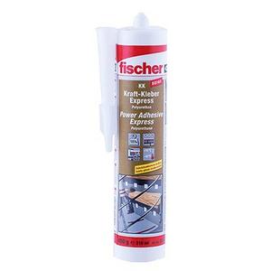 Montagekleber - fischer Express PU beige 310ml (DE/EN) + GLOVES, 1-Komponentiger (Pur)-Klebestoff, beige, 310ml, 12 - 059014