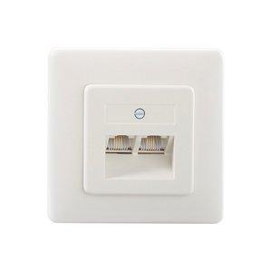 Kommunikationsanschlussdose Kupfer - IAE/UAE 2x8 (4) TRS Up rw, ISDN Anschluss-Einheit mit schaltbaren 100 Ohm Abschlusswiderstand - 13011240