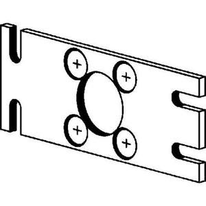 Mechanisches Zubehör/Ersatzteile für Leuchten - Montageplatte, Montageplatte - 120821