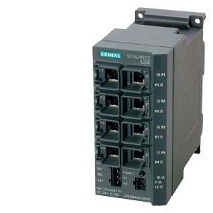 Netzwerk Switch - 6GK5208-0BA10-2AA3, SCALANCE X208, managed Layer 2 switch, 8x RJ45 - 6GK52080BA102AA3