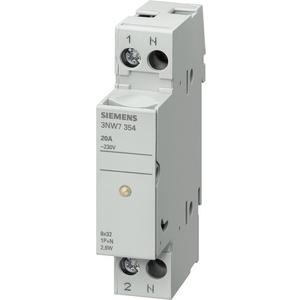 Halter für zylindrische Sicherung - 3NW7014, SENTRON, Zylindersicherungshalter, 10x38 mm, 1-polig, In: 32 A, Un AC: 690 V - 3NW7014