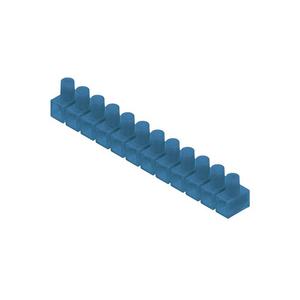 Ein- und mehrpolige Klemmenleiste - 465.18, Verbindungsklemme, 17,5x15x122 mm, Klemmbereich 1,5-4,0 mm², Kunststoff PA, Farbe blau - 4011126402704