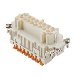 Kontakteinsatz für Rechtecksteckverbinder - CSHF 16, Buchseneinsatz, Gr.77.27, 16P+PE, Silber, SQUICH, 16A, 500V - CSHF 16