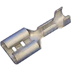 Rund-/Flachsteckverbindung - ICC148FH, Flachsteckhülse DIN 46247, 0,5-1qmm 4,8 x 0,8 Messing, verzinnt - 180268