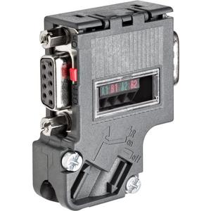 Rechtecksteckverbinder, Set (Industriesteckverbinder) - 6ES7972-0BB42-0XA0, SIMATIC DP PROFIBUS-Stecker RS 485, Schraube, mit PG-Buchse, 35° - 6ES79720BB420XA0