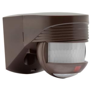 Bewegungsmelder/Präsenzmelder komplett - LC-Click-N 200 braun, Bewegungsmelder 200° Wandmontage braun IP54 12m 1Kanal - 91012