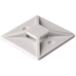 Befestigungssockel und -element für Kabelbinder - MB3A-PA66-BK (100), Klebesockel MB3A Schwarz 100 St ME 2 Stk.Klebesockel auf einem Liner (der Kleber ist geschnitten) - 151-28320