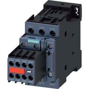 Leistungsschütz zum Schalten von Wechselstrom - 3RT2025-1FB44-3MA0, Schütz, AC-3e, 17 A/7,5 kW/400V, 3-polig, DC 24V, 2S+2Ö, Schraubanschluss - 3RT20251FB443MA0