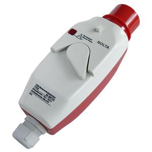 CEE-Stecker (IEC 60309) - 50 304725, Motorschutzstecker CEE 16A Phasenwender und Drehfeldkontrolle Drehknebel - 12-00536