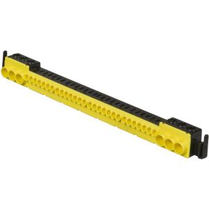 Steckklemme - HAPV SKPE34, Steckkleme PE, 6x schraubbar bis 25² und 28x steckbar bis 4² - 9910021
