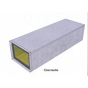 Brandschutzkanal - Kanal Easy I 90/E 30 - 60 x 50, EASY Brandschutzkanal, I 90 / E 30, Gerades Stück, 1200 x 60 x 50 mm - EY2101