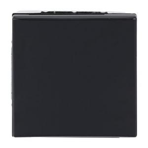 Steckdose - 20 EUGK-35-101, SCHUKO® Steckdosen-Einsatz mit Klappdeckel anthrazit - Allwetter 44® (IP44) - 2CKA002064A0290