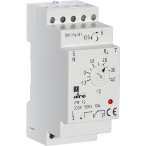 Temperaturregler Reiheneinbau - ITR 79.408, Temperaturregler für Normschienenmontage, -10…+40 °C - D4780179