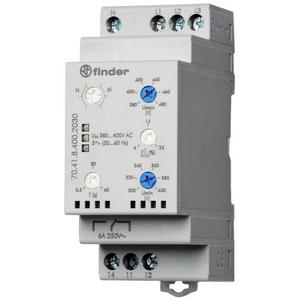 Phasenüberwachungsgerät - 70.41.8.400.2030, 3-Phasenüberwachung, einstellbar, Neutralleiter-Überwachung - 704184002030