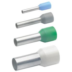 Aderendhülse - 17816, Isolierte Aderendhülsen nach DIN, Farbcode 2, 25  mm², Schwarz, Länge 16mm, Cu, verzinnt - 17816