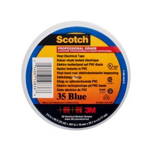 Klebeband - Scotch35-19x20bl, Scotch® 35 Vinyl Elektro-Isolierband, Blau, 19 mm x 20 m, 0,18 mm - 7100238733
