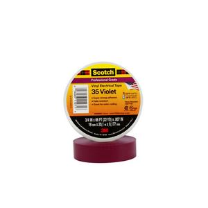 Klebeband - Scotch35-19x20vi, Scotch® 35 Vinyl Elektro-Isolierband, Violett, 19 mm x 20 m, 0,18 mm - 7100239084