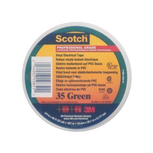 Klebeband - Scotch35-19x20gn, Scotch® 35 Vinyl Elektro-Isolierband, Grün, 19 mm x 20 m, 0,18 mm - 7100238734
