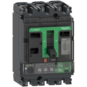Leistungsschalter für Trafo-, Generator- und Anlagenschutz - C25N34V250, Kompaktleistungsschalter ComPacT NSX250N mit Micrologic 4.2 90-250A, 3P3D 50kA/415V AC - C25N34V250