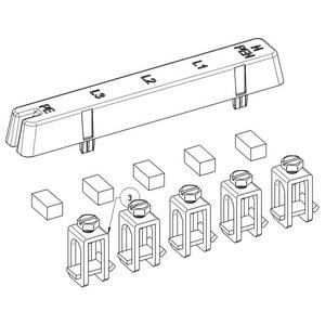 Sammelschienenverbinder - ZCV35, Sammelschienenverbinder 5p. 355A, Zubehör ComfortLine - 2CPX054057R9999
