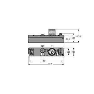 Feldbus, Dez. Peripherie - Funktions-/Technologie-Modul - SNNE-10S-0001, piconet Erweiterungsmodul für IP-Link, 1-kanaliges Inkremental-Encoder-Interface - 6824210