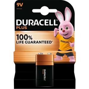 Standard-Batterie (nicht wiederaufladbar) - Plus-9V B1, Batterie 9V Block E Plus Power 1er Blister Duracell - 147295