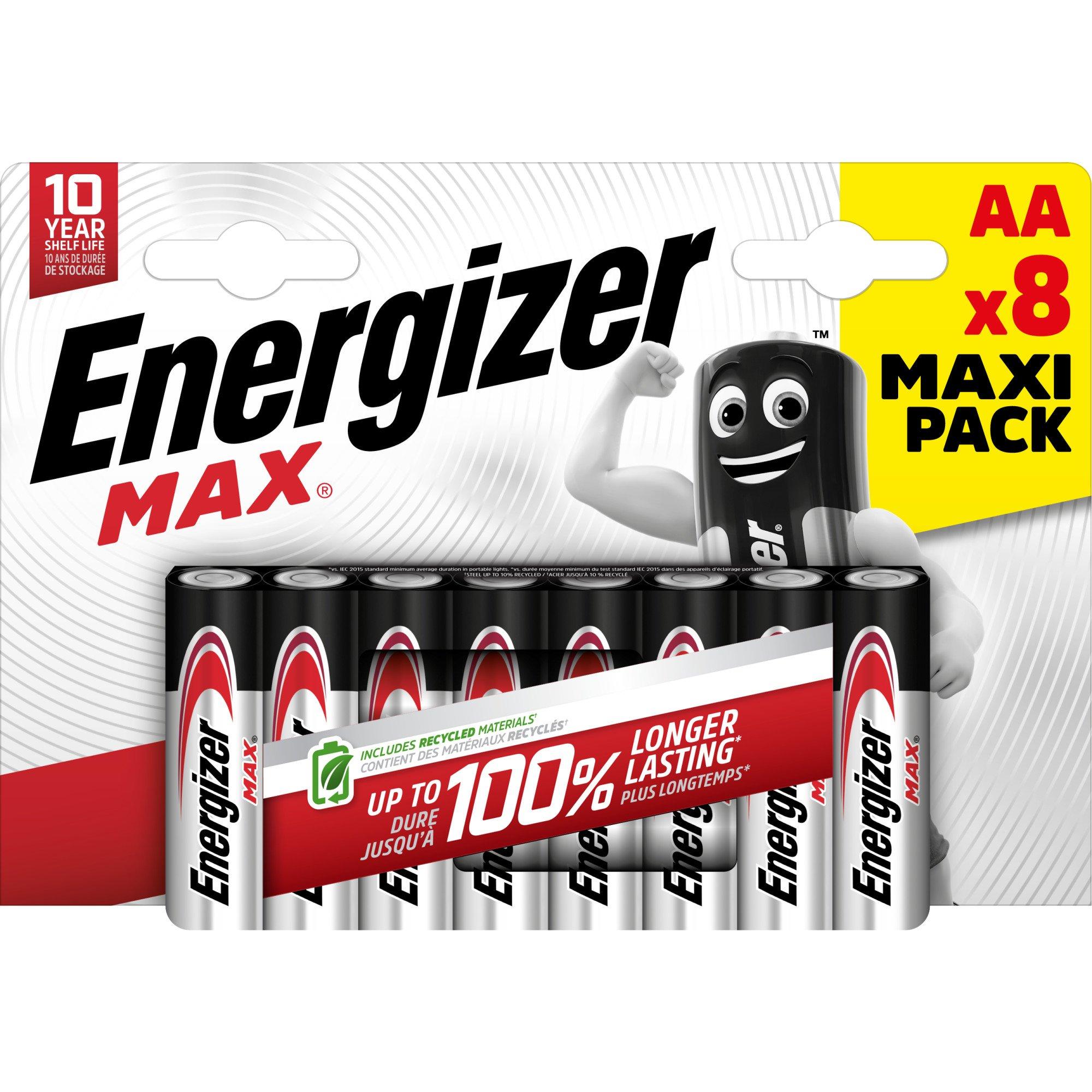 Energizer 7638900437720 | LR6 (8 Stk.), Max Mignon (AA) 8 Stück BR 