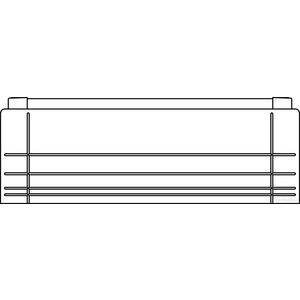 Sockel/Sockelelement (Schaltschrank) - 10050382, Bodenmontagesockel SB5 250/470 WP RAL 7035 - 10050382